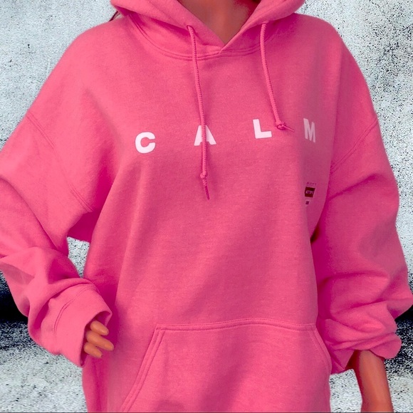 NWT Five seconds of summer CALM Pink hoodie - Picture 2 of 14